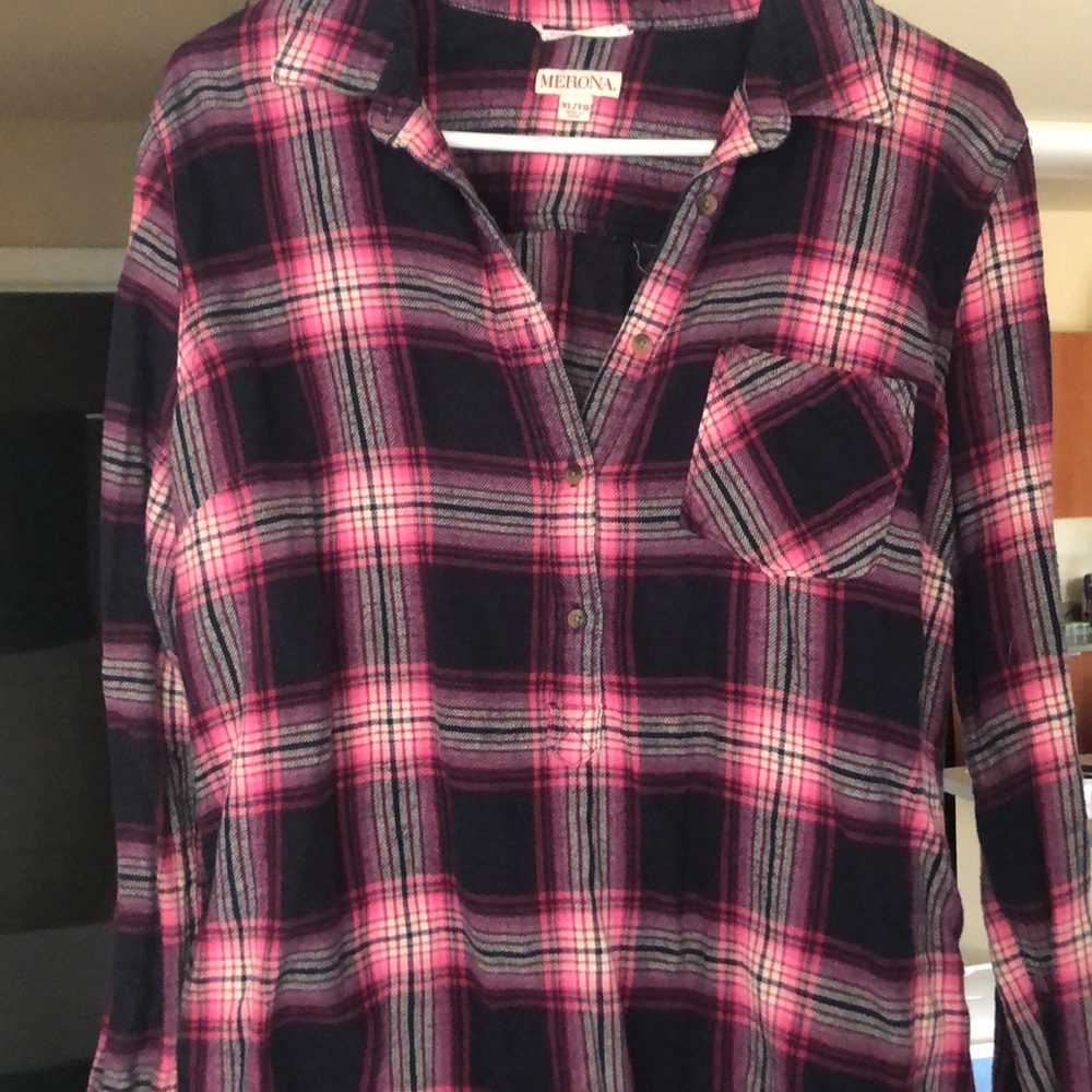 Plaid Flannel Top